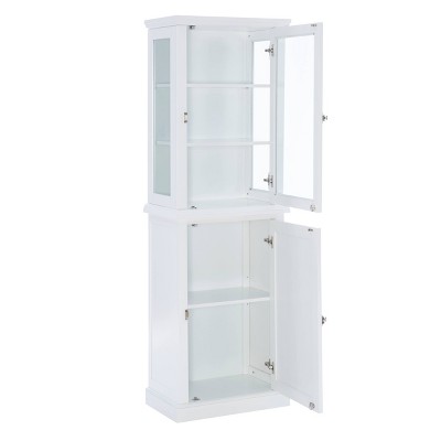Tall White Floor Cabinet Target, Tall White Cabinet With Doors And Shelves