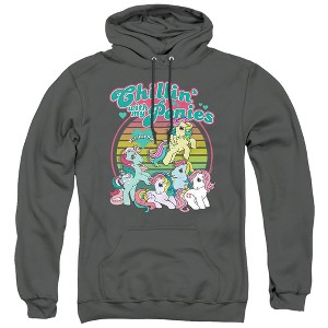 Men's My Little Pony Retro Chillin With My Ponies Pull-Over Hoodie - 1 of 4