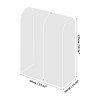 Unique Bargains Garment Bags PEVA Clothes Cover Bags with Zipper - 2 of 4