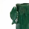 LuxenHome Marine Green Ceramic Fish 15.6-Inch Tall Vase - 4 of 4