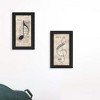 "Music Collection" 2-Piece Vignette By Marla Rae, Black Frame - 3 of 4