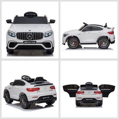 12V White Mercedes Benz AMG Ride-On Toy Car with Remote Control