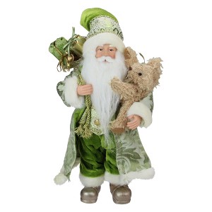 Northlight 13" Santa Claus with Gift Sack Standing Christmas Figure - 1 of 4
