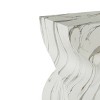 MOEPISY Outdoor End Tables for Patio, GardenAccent Table Faux Terrazzo Accent Table, Modern Small Round Side Tablefor Outside - 4 of 4