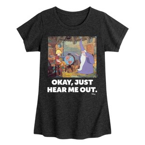 Girls' - Disney - The Sword And The Stone Fitted Short Sleeve Graphic T-Shirt - 1 of 4