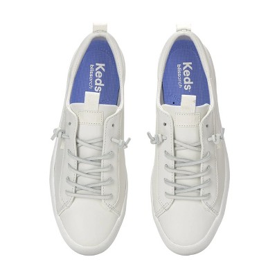 Женские кроссовки Keds Women's Kickback Premium Leather Slip On Sneakers Snow White 7.5 — фото 3
