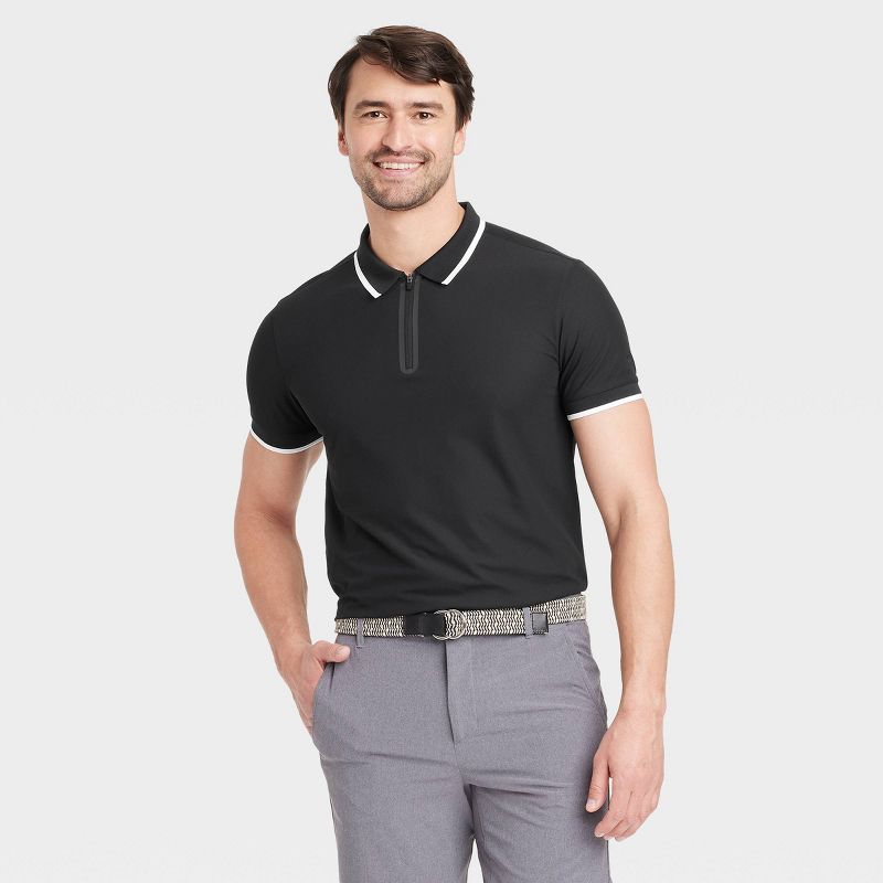 Men&#39;s Zip Polo T-Shirt - All In Motion&#8482;, 1 of 4