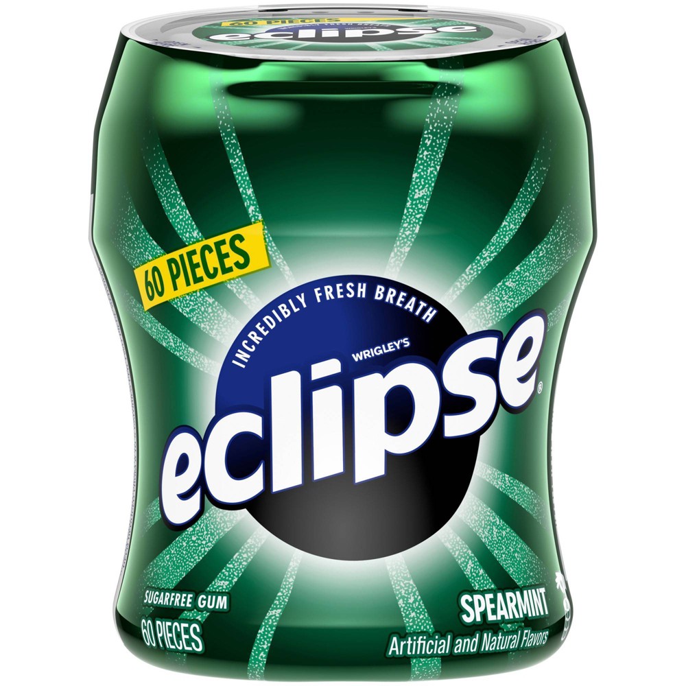 UPC 022000003195 product image for Eclipse Spearmint Sugar Free Chewing Gum Bottle - 60pc/2.9oz | upcitemdb.com