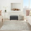 33" Silvester Ottoman Gray Fabric - Acme Furniture - 2 of 4