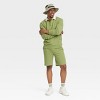 Houston White Adult Collared Pullover Sweatshirt - Green - 3 of 3