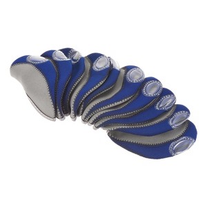 Unique Bargains Waterproof Golf Club Iron Head Covers with Visible Windows 10 Pcs - 1 of 4