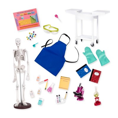 american girl doll science lab set