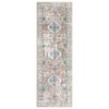 Washable Rugs for Living Room, Vintage Medallion Distressed Print Rug Non-Slip Low Pile Rug for Bedroom, Dining Room - 3 of 4