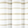 72"x72" Breezy Chic Tassel Jacquard Eco-Friendly Recycled Cotton Shower Curtain Natural - Lush Décor - 3 of 4