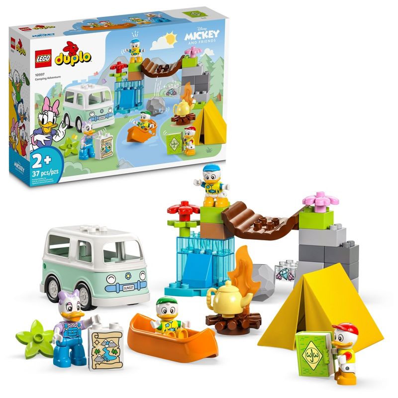 LEGO DUPLO Disney Mickey and Friends Camping Adventure Building Toy Playset 10997, 1 of 8
