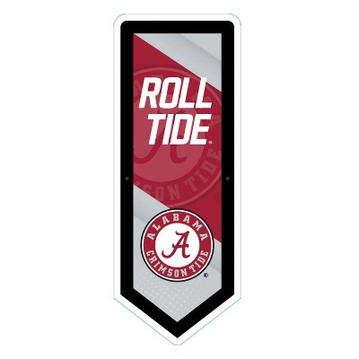 Evergreen Ultra-Thin Glazelight LED Wall Decor, Pennant, University of Alabama- 9 x 23 Inches Made In USA