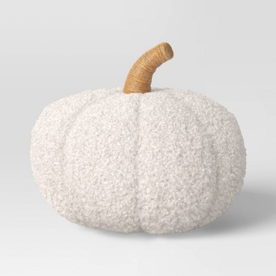 Teddy Boucle Shaped Pumpkin Throw Pillow - Threshold™