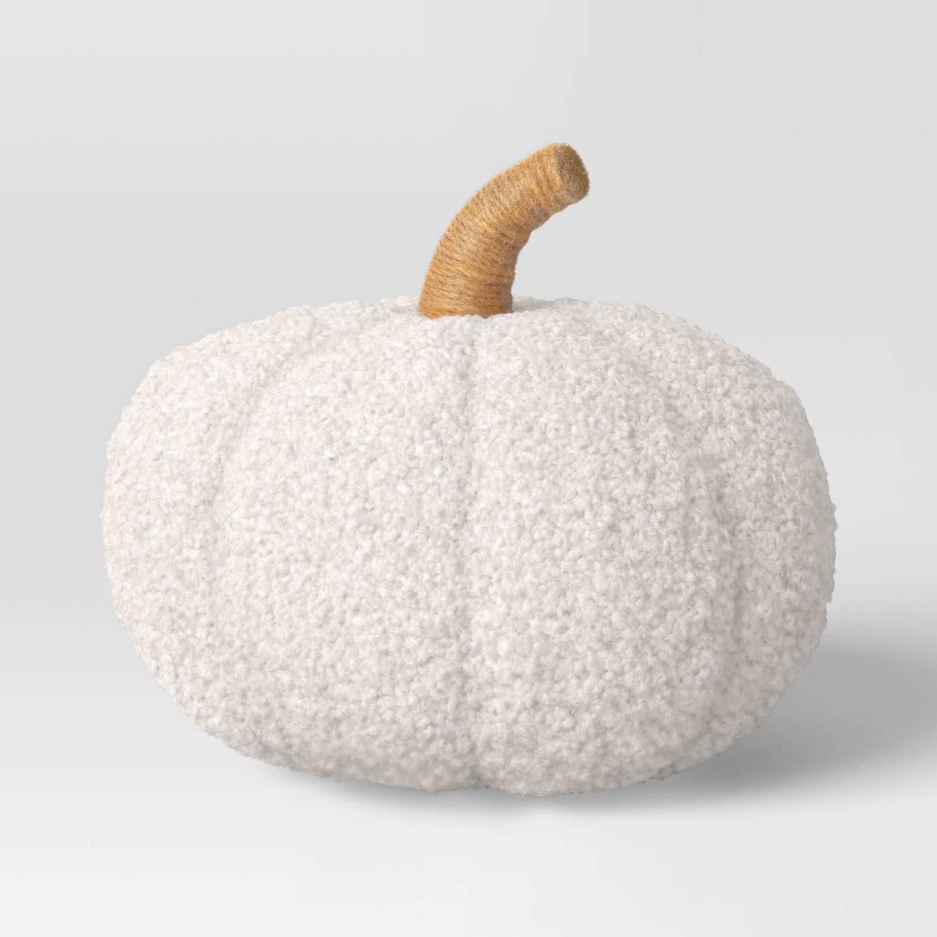 Teddy Boucle Shaped Pumpkin Throw Pillow - Threshold™