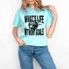 Simply Sage Market What's Life Without Goals Boxy Crop Top - 2 of 4