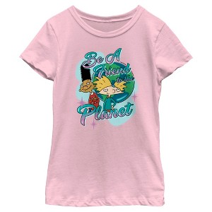 Girl's Hey Arnold! Befriend the Planet T-Shirt - 1 of 4