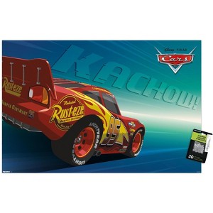 Trends International Disney Pixar Cars (2006) - Kachow! Lightning McQueen Unframed Wall Poster Prints - 1 of 4
