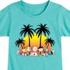 Girls' - Peanuts - Tropical Fitted Short Sleeve Graphic T-Shirt - 2 of 4