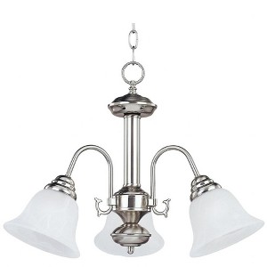 Maxim Lighting Malaga 3 - Light Chandelier in  Satin Nickel - 1 of 2