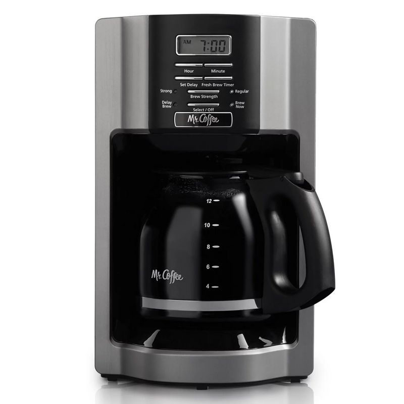 Mr. Coffee 12 Cup Programmable Coffee Maker with Rapid Brew System, 1 of 7