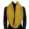 Wrapables Two Tone Warm Winter Knit Infinity Scarf, Yellow & Brown - 4 of 4