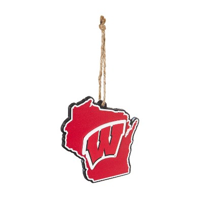 Evergreen University of Wisconsin-Madison State Ornament
