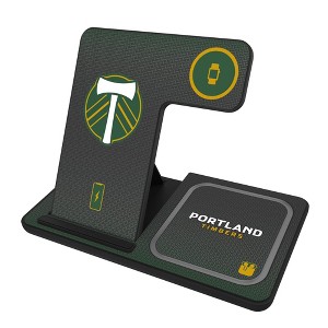 Keyscaper Portland Timbers Linen 15-Watt 3 in 1 Charging Station - 1 of 4
