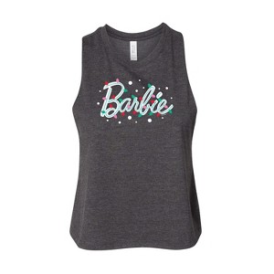 Women's - Barbie - Holidays & Christmas Graphic Racerback Tank - 1 of 3