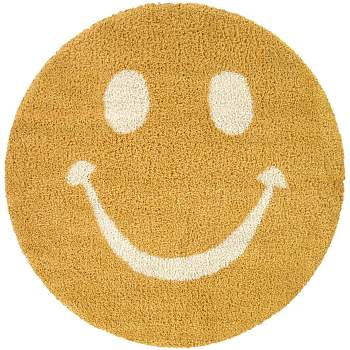 5'3"x7' Smiley Face Kids' Rugs Yellow - Balta Rugs