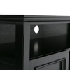 54" Solid Wood TV Media Stand with Handcrafted Finish, Cord Management, and Adjustable Shelves for Living Room and Bedroom - 4 of 4