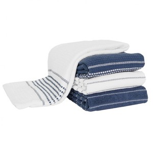All-Clad Skipping Stripe & Wave Kitchen Towels, 4-Pack - 1 of 4