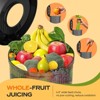 Teendow Cold Press Juicer 4.5" Wide Chute for Whole Fruit and Vegetable,150W Slow Masticating Juice with 2 Cups,Easy to Clean Juicer Machine,BPA Free - 2 of 4