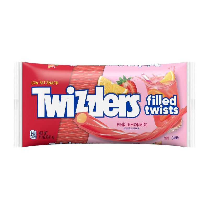 Twizzlers Pink Lemonade Flavored Licorice Twists Candy - 11oz, 1 of 7