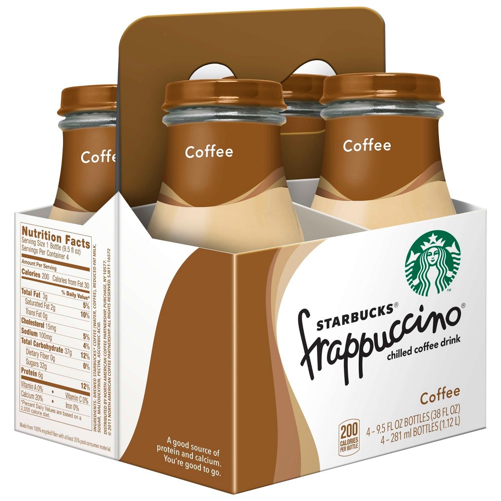 UPC 012000101519 product image for Starbucks Frappuccino Coffee Drink - 4pk/9.5 fl oz Glass Bottles | upcitemdb.com