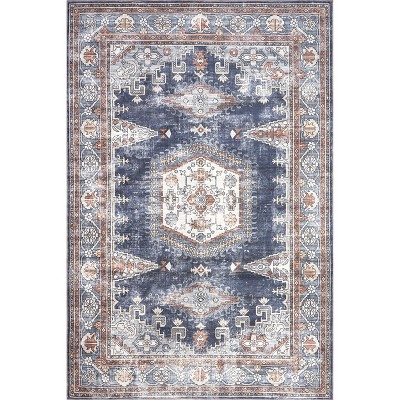 Nuloom Maire Traditional Medallion Machine Washable Indoor Area Rug