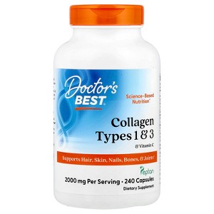 Doctor's Best Collagen Types 1 & 3 & Vitamin C, 240 Capsules - 1 of 3