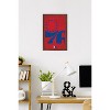 Trends International NBA Philadelphia 76ers - Logo 25 Framed Wall Poster Prints - 2 of 4