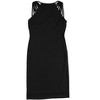 bar III Womens Strappy Shirt Dress, Black, X-Small - 2 of 2