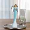 Northlight 16" Blue and White Angel Figure Holding a Heart - 2 of 4