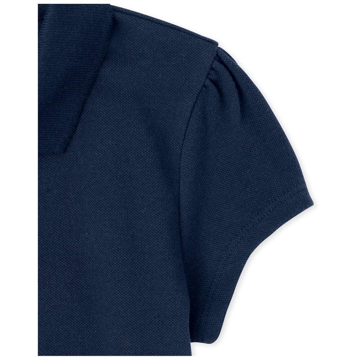The Children's Place Girls Uniform Short Sleeve Ruffle Pique Polo 5-Pack - thumbnail 3