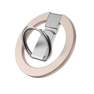 Entronix Magnetic Phone Grip – 360° Rotating Ring Holder Kickstand, Magnetic Grip Accessory Compatible with Magnetic Cases - 1 of 4