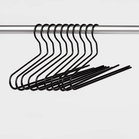 18pk Plastic Hangers White - Room Essentials™ : Target