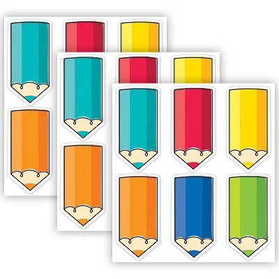 Creative Teaching Press® Core Decor Colorful Doodle Pencils 6 Inch Designer  Cut-outs, 72 Per Pack, 3 Packs : Target