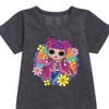 Girls' - LOL Surprise! - Skater Chick w/ Flowers Graphic Short Sleeve Fleece Dress - 2 of 3