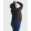 Hanes Just My Size EcoSmart Women's Full-Zip Fleece Hoodie (Plus Size) - 3 of 4