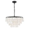 Elegant Lighting Selene 4 light Black Pendant - 3 of 4